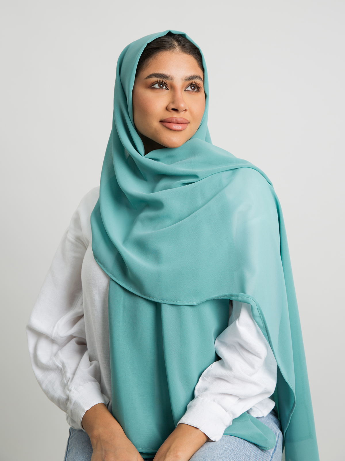 Tiffany - Plain Light Chiffon Tarha