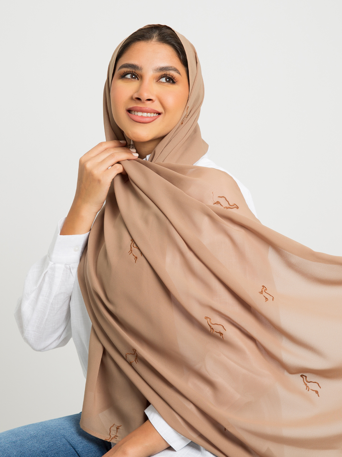 Beige Camel Tarha 