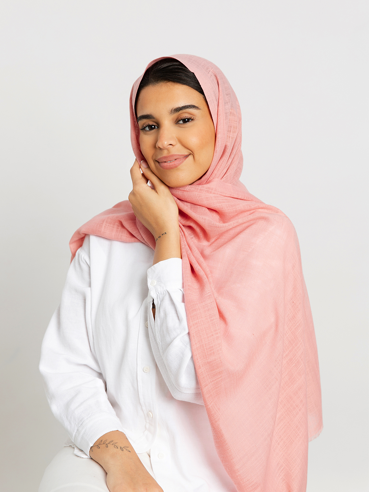 Rose - Cotton Flam Tarha