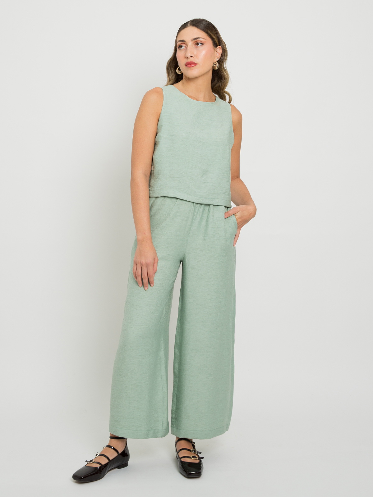 Mint Green - Halter-Neck Set 