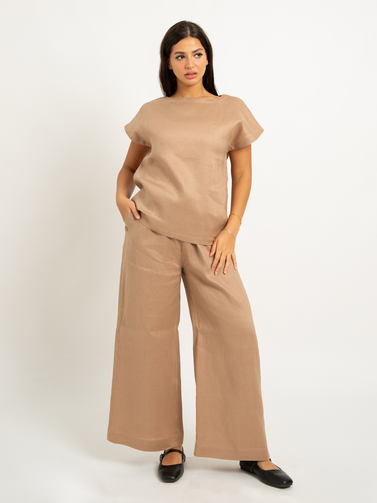 Mocha Linen Light Set 